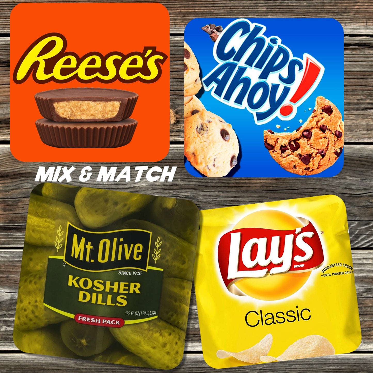 GOOD SNACKS MIX & MATCH COASTERS