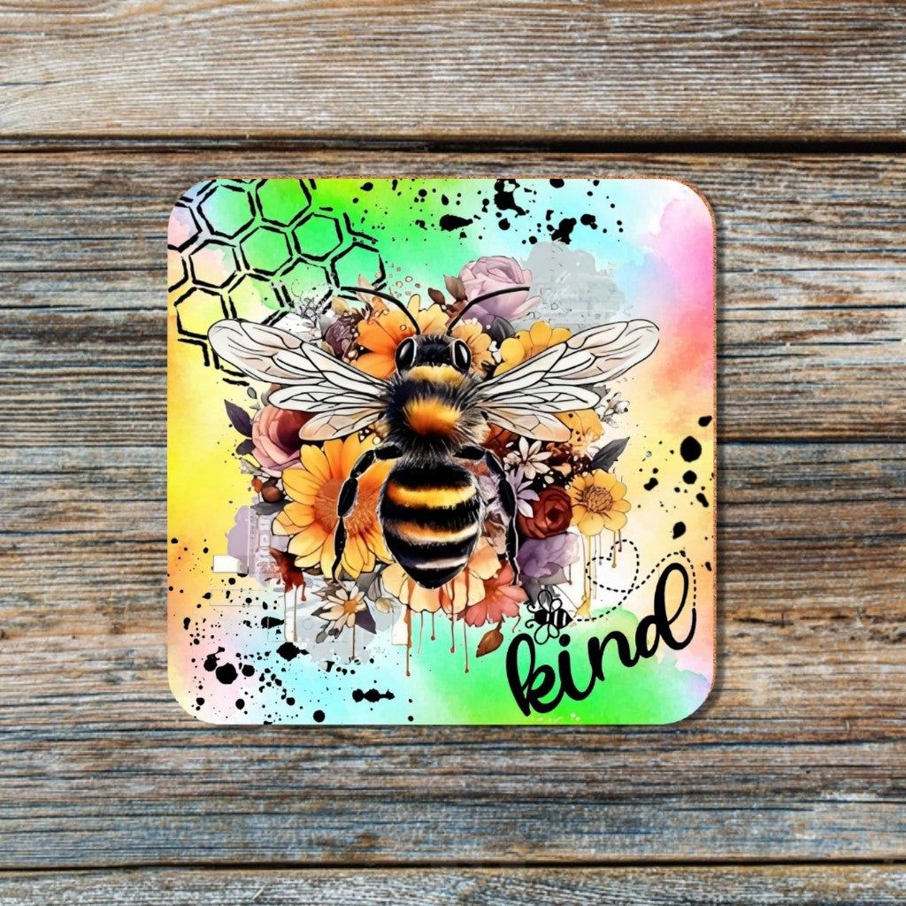 BUMBLE BEE WATERCOLOR COASTERS