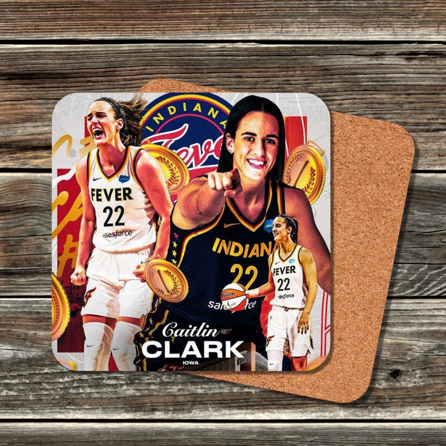 CAITLIN CLARK COASTERS