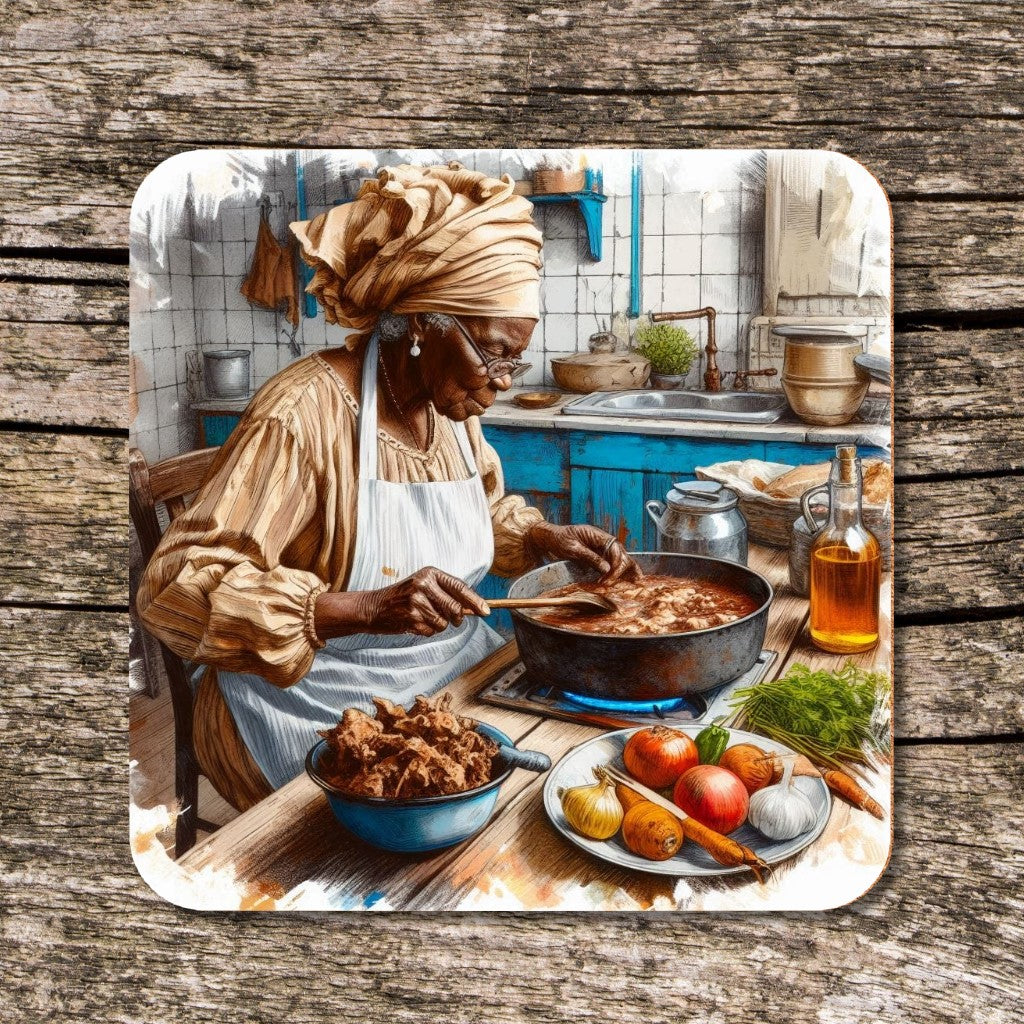 GRANDMA'S HAND COOKING COASTERS