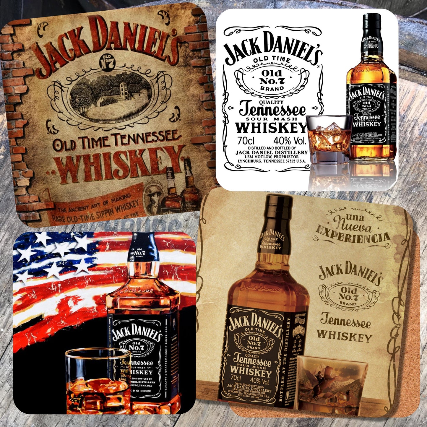 JACK DANIEL'S MIX & MATCH COASTERS